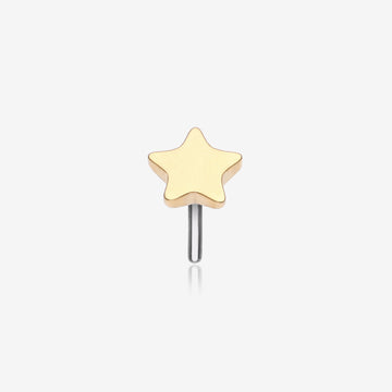 Implant Grade Titanium OneFit Threadless Golden Star Top Part